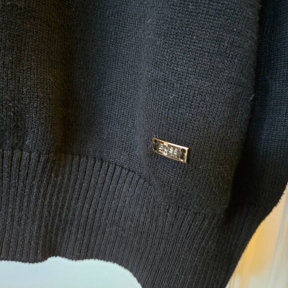 Hugo Boss Mens 1/4 Zip Wool Blend Sweater - Picture 3 of 12